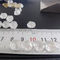 DEF色VVS対明快さ3-4のカラットHPHTの実験室によって育てられるダイヤモンドの宝石類の装飾