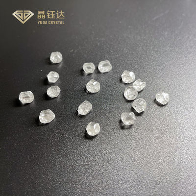 Yudaの水晶切られていないHPHT CVDのダイヤモンド原石の実験室育てられた3カラットのダイヤモンド