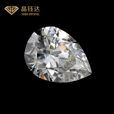 豪華な切られたナシはリングのためのダイヤモンドの証明された実験室の育てられたダイヤモンドを磨いた