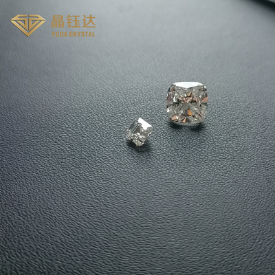 方形の長方形 5-10ct HPHT 研究室で栽培されたダイヤモンド DEF 色 VVS VS 透明度