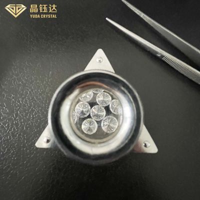 7.0ct 8.0ct HPHT 実験室で培ったダイヤモンド 正方形DEF オーバルダイヤモンドの色
