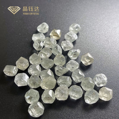 3ct 4ct HPHTの実験室は着色されたダイヤモンドGreentinchブラウンを作成した
