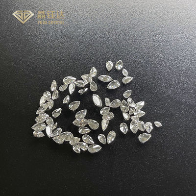 DEF VS SI HPHT ファンシーカット ラボダイヤモンド 0.4ct 0.2ct ラボ栽培ピアスダイヤモンド
