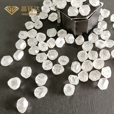 6.0Ct Up ラボで作られたダイヤモンド 方形 EFG 色 HPHT 原始ダイヤモンド