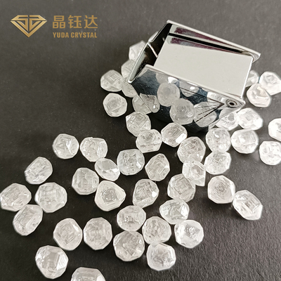 6.0Ct Up ラボで作られたダイヤモンド 方形 EFG 色 HPHT 原始ダイヤモンド